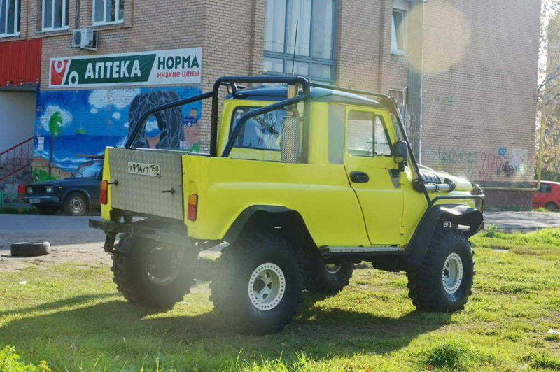 Пикап из уаза 469 своими руками 3