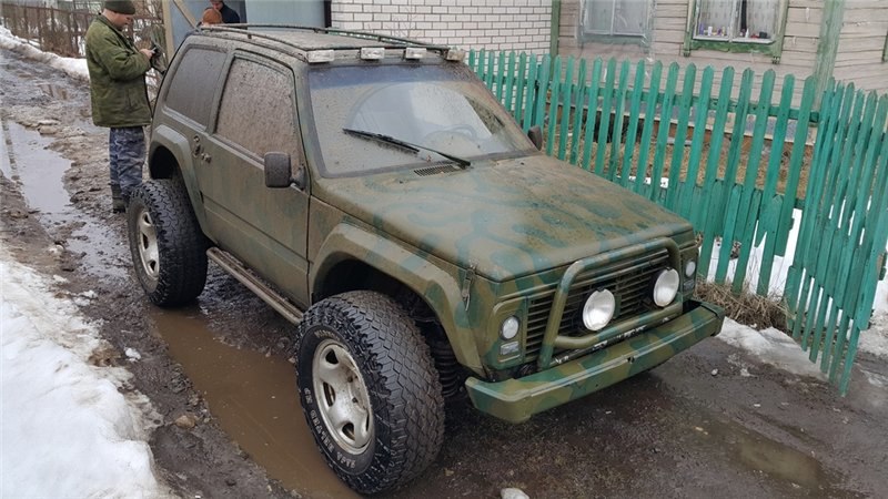 нива на раме уаз