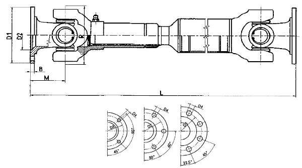 Таблица размеров карданов ТЛК70/80/100/105 - Тех. вопросы Landcruiser ...