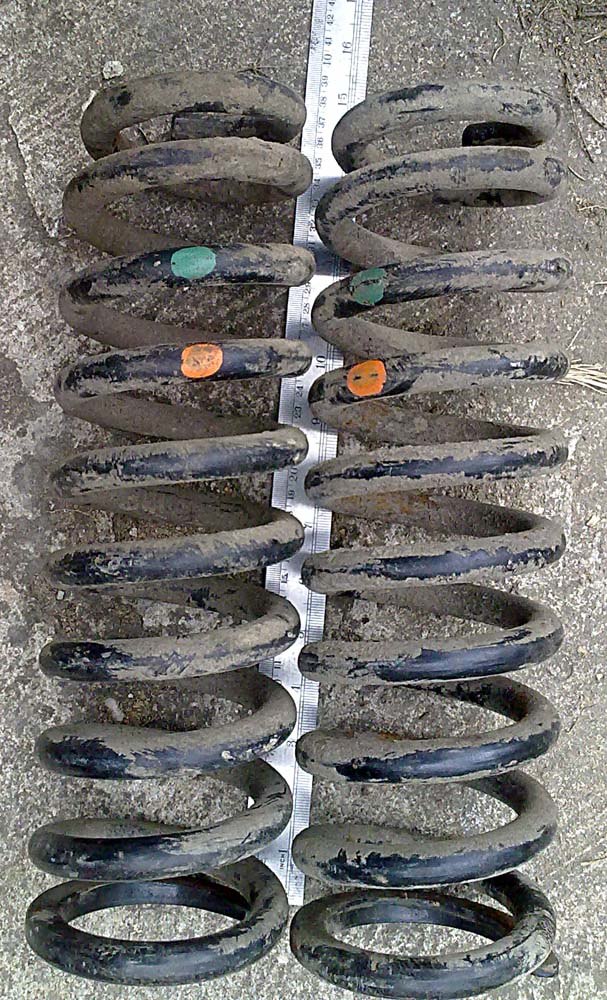 Пружины по цвету жесткости таблица на форд 60 фото - wForm.ru