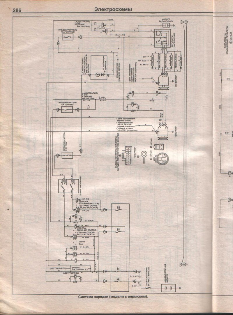 Хайлюкс электросхема. Тойота Хайлюкс 1989 система зарядки. Схема зарядки Тойота Хайлюкс 2014 год. Схема зарядки Хайлюкс 130. Электросхема Toyota Surf Hilux 130.