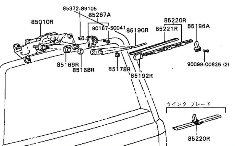 Дверная карта сурф 185