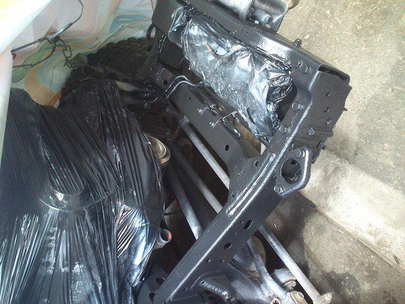 Чем покрасить раму автомобиля