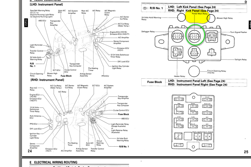 Схема реле стеклоподъемника