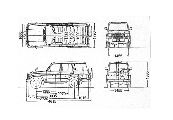 Nissan patrol y60 чертеж