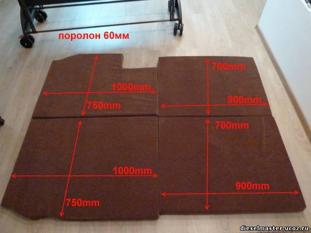 Чертежи спальника в прадо 120