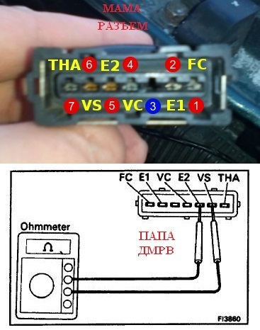 Распиновка дмрв газель 6 контактов старого образца