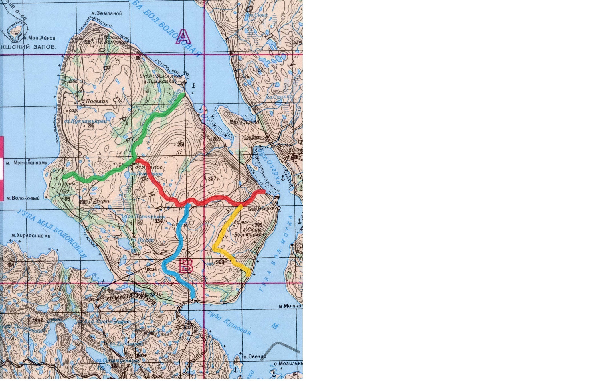 Лиинахамари мурманская область карта