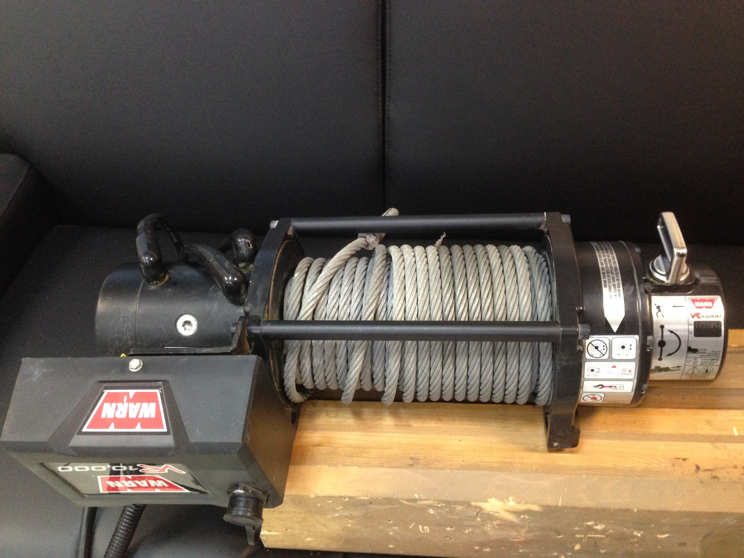 Warn winch goes in but not out