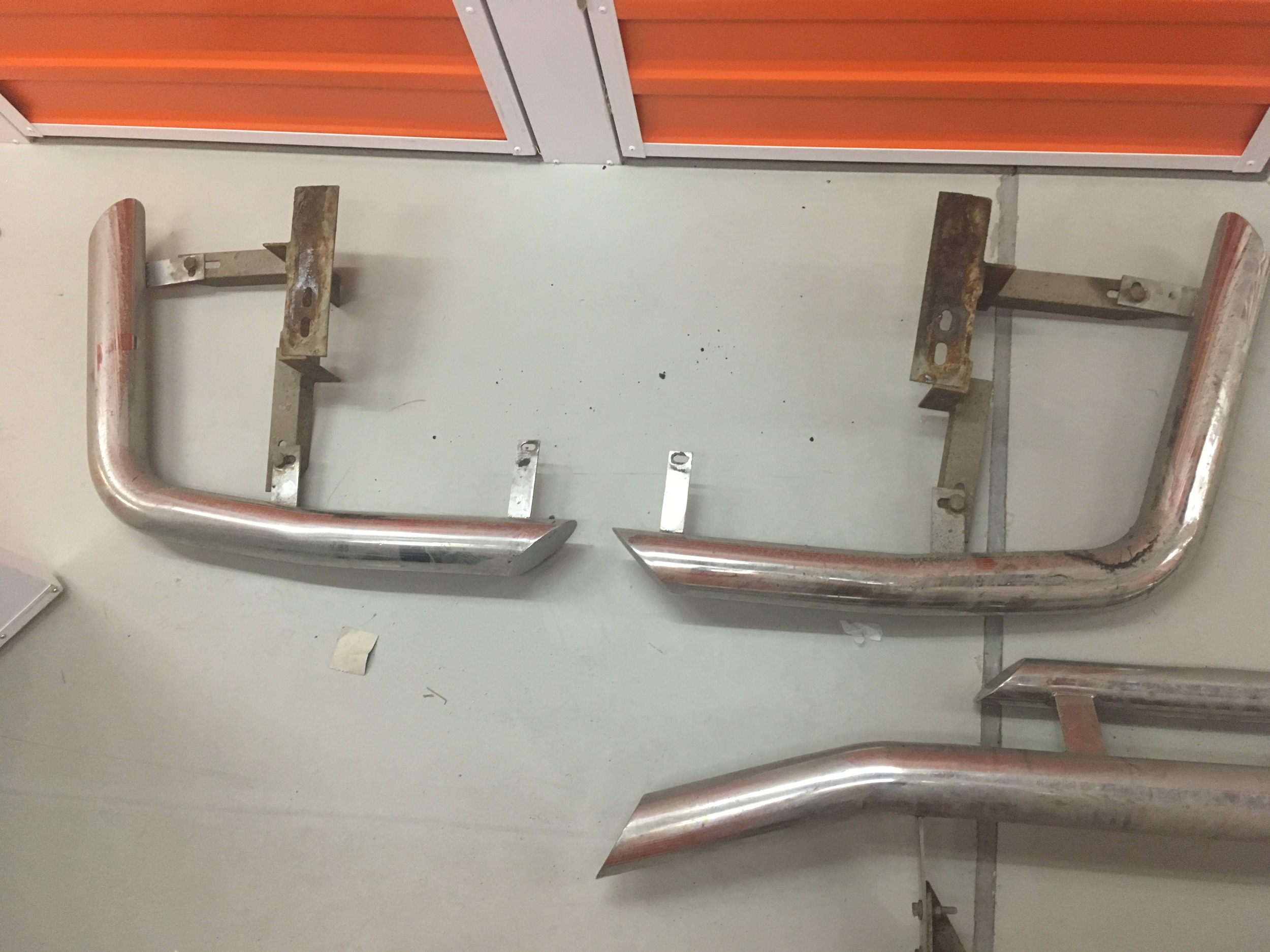 Защита бампера из трубы своими руками