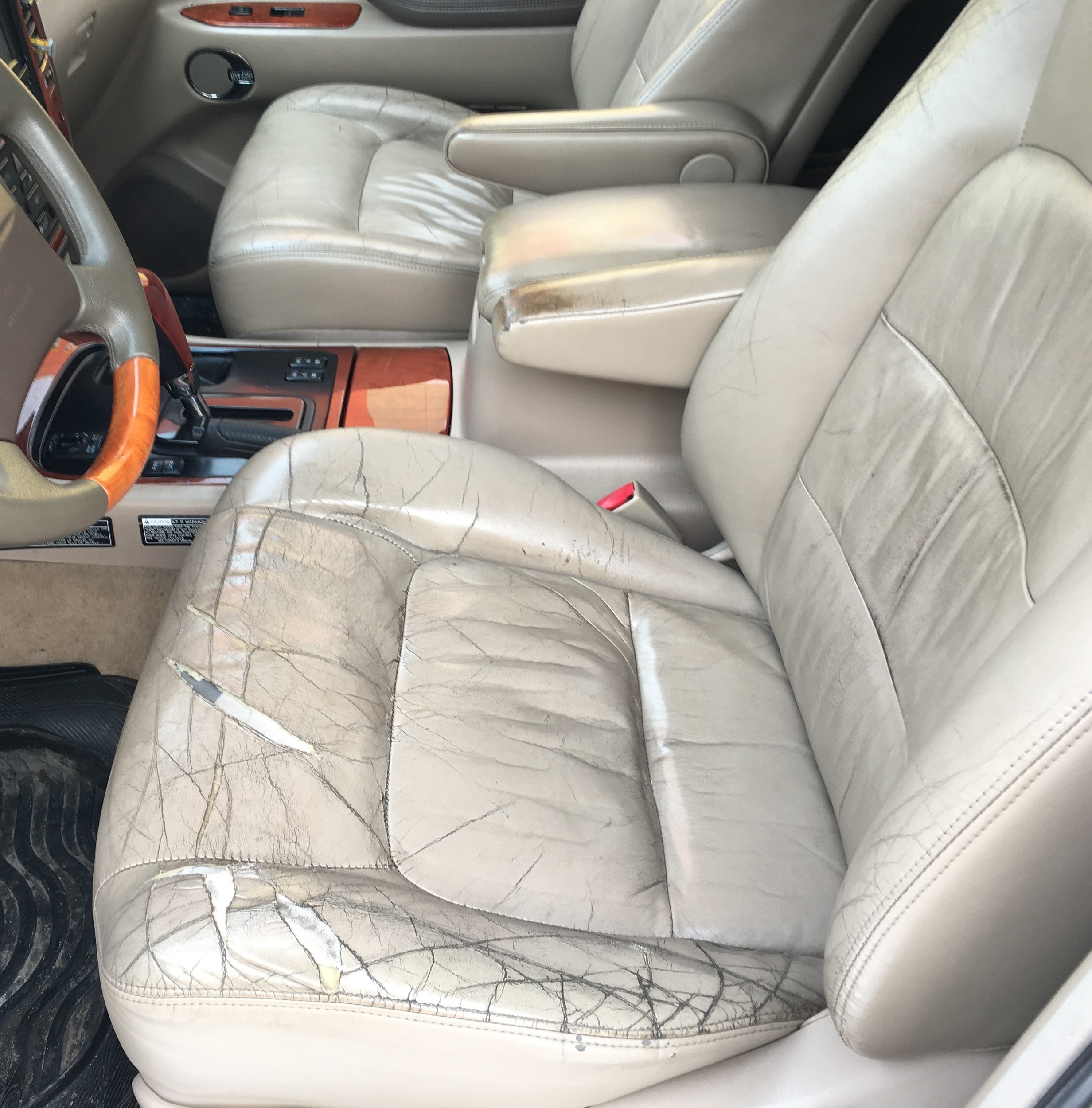 Перешив сидений Lexus lx470