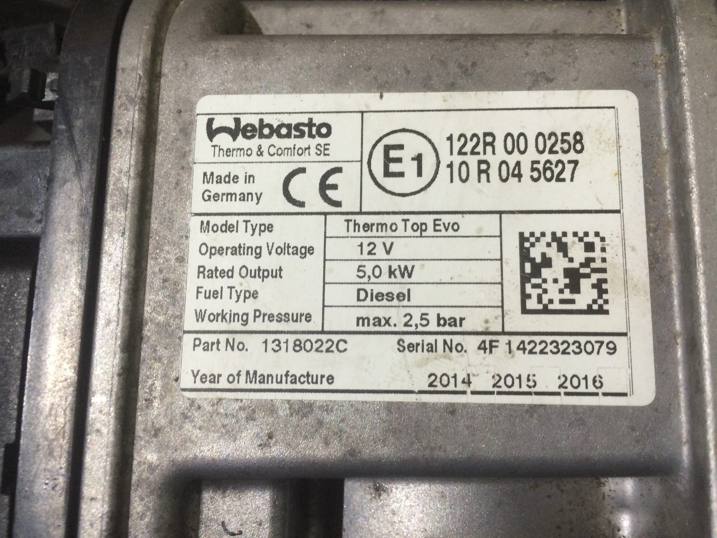 Webasto Termo top Evo 5 - Автозвук, навигация, связь + прочее - Форумы ...