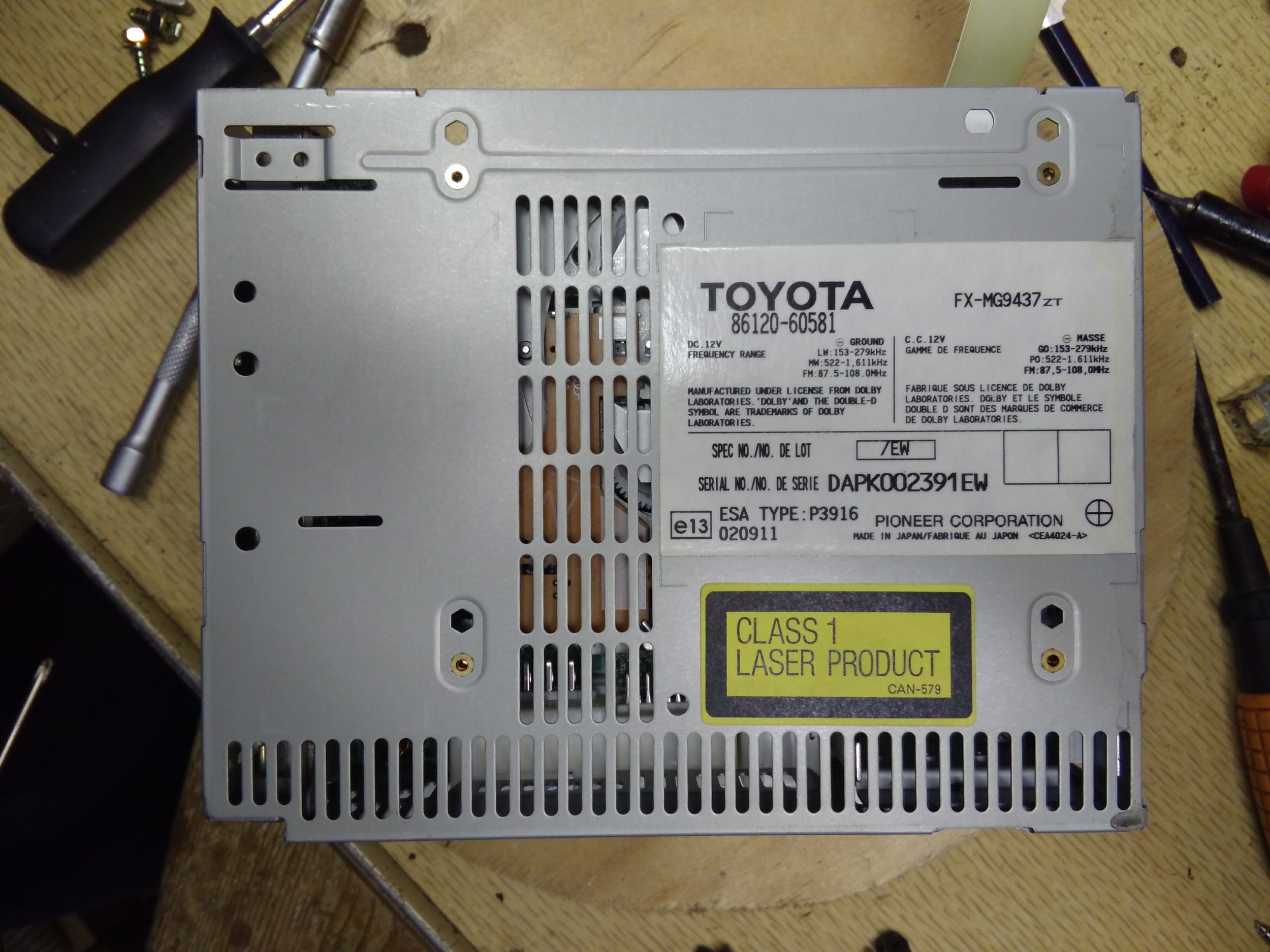 Адаптер штатного усилителя toyota