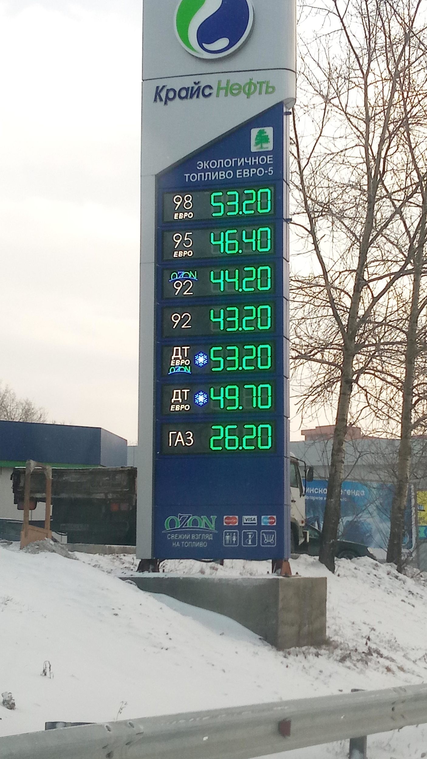 Карта крайс нефть