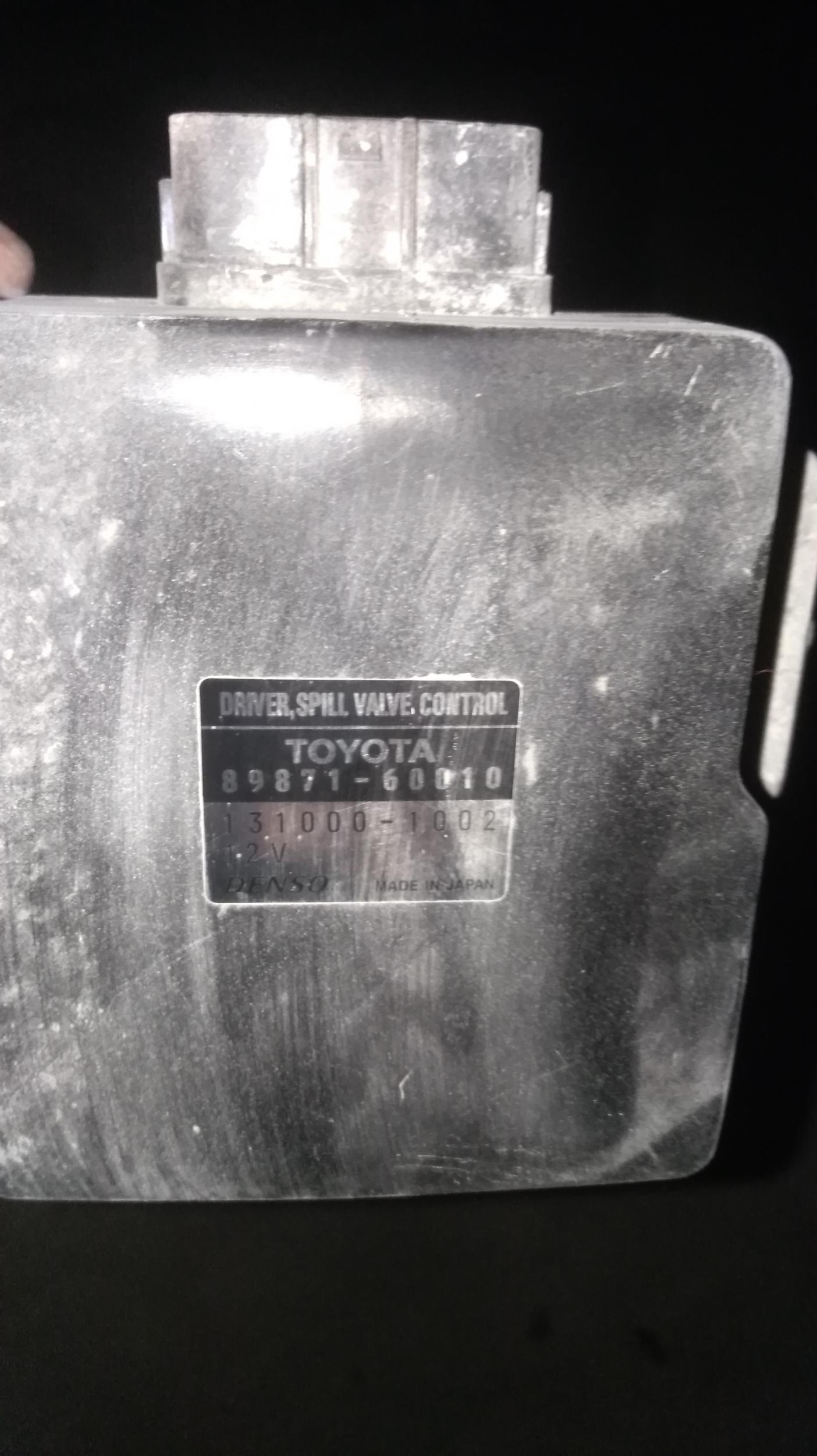 Блок Driver, Spill Valve Control на 1HDFTE Двигатель, трансмиссия