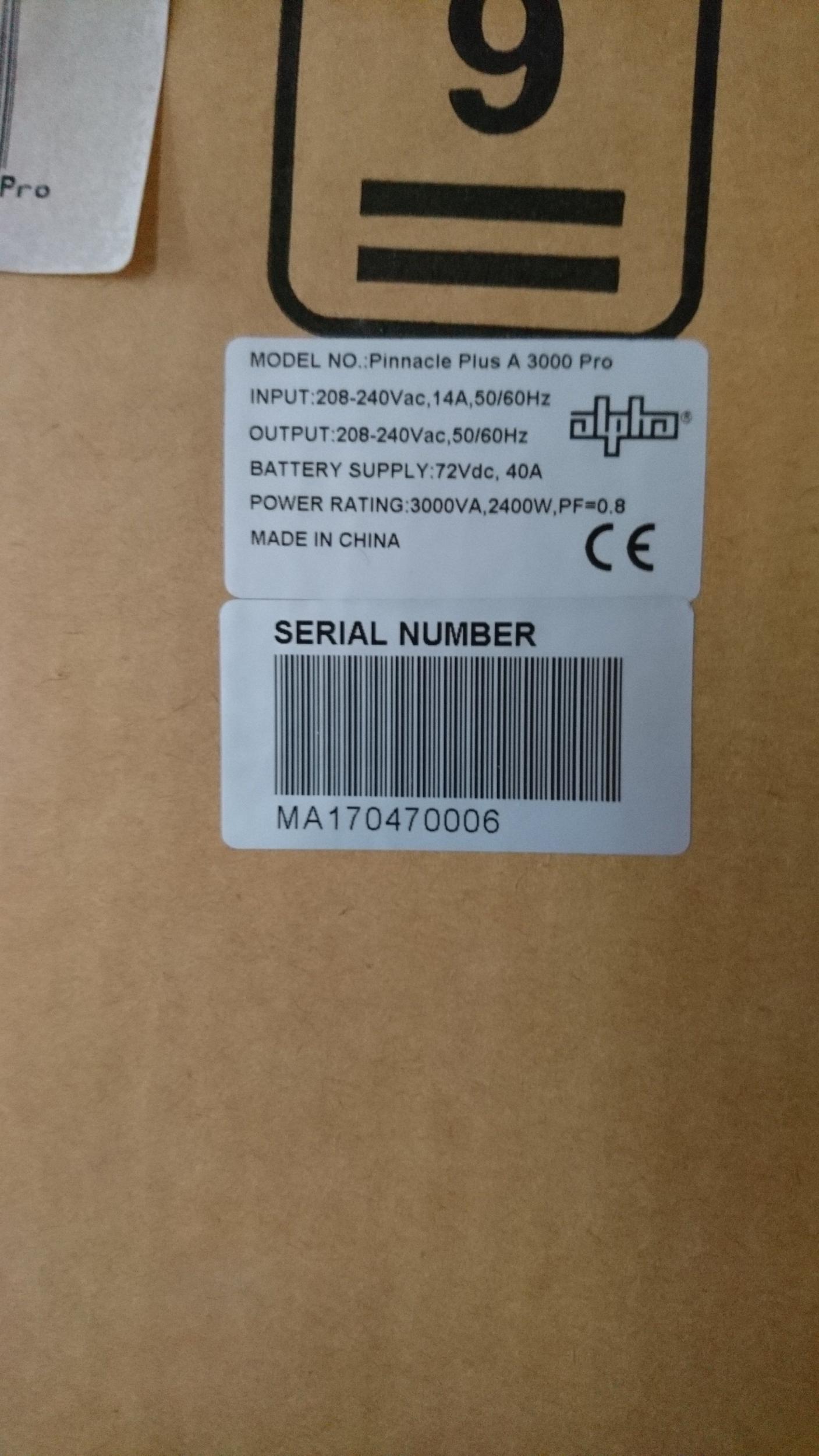 Источник бесперебойного питания/ИБП Alpha Pinnacle Plus A 3000 Pro ...