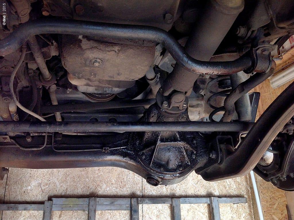 Toyota 150 Prado вид снизу