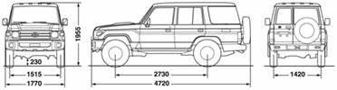 Land cruiser 70 схема